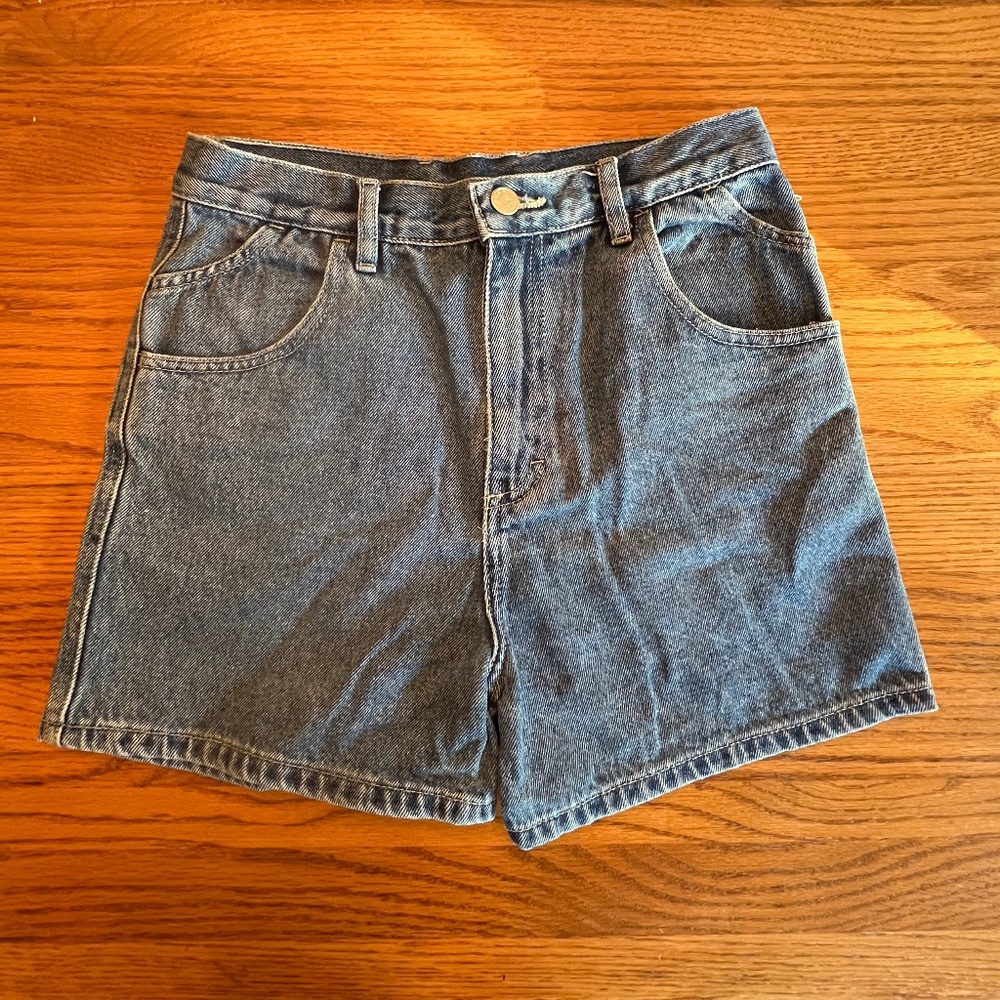 So High Waist Denim Shorts Girls 14